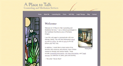 Desktop Screenshot of aplace2talk.com